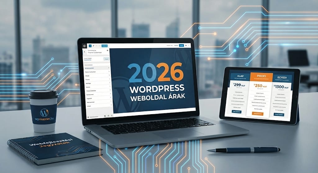 Mennyibe kerül egy minőségi WordPress weboldal elkészítése 2026-ban?