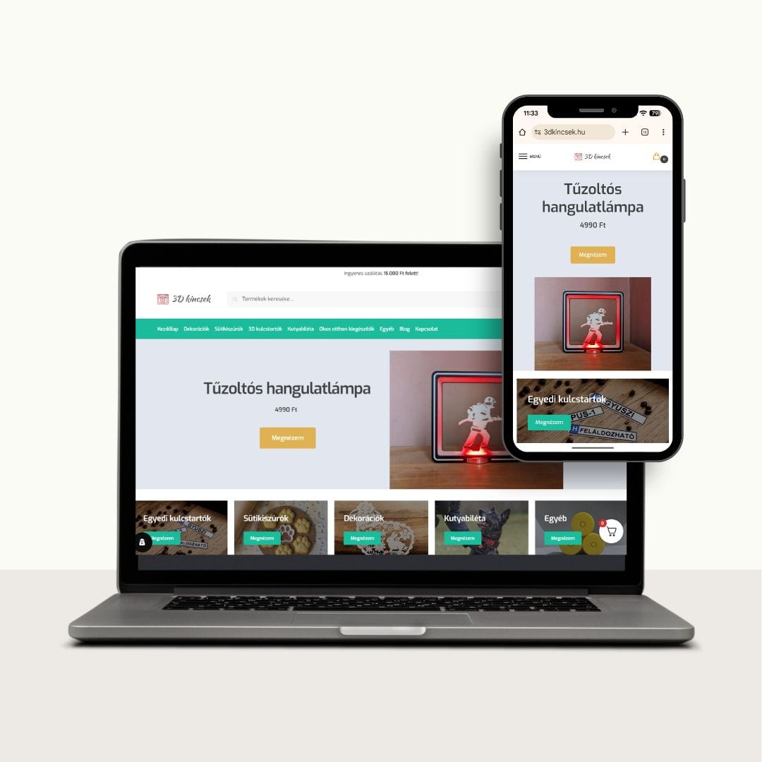 WordPress weboldal készítés és webáruház fejlesztés