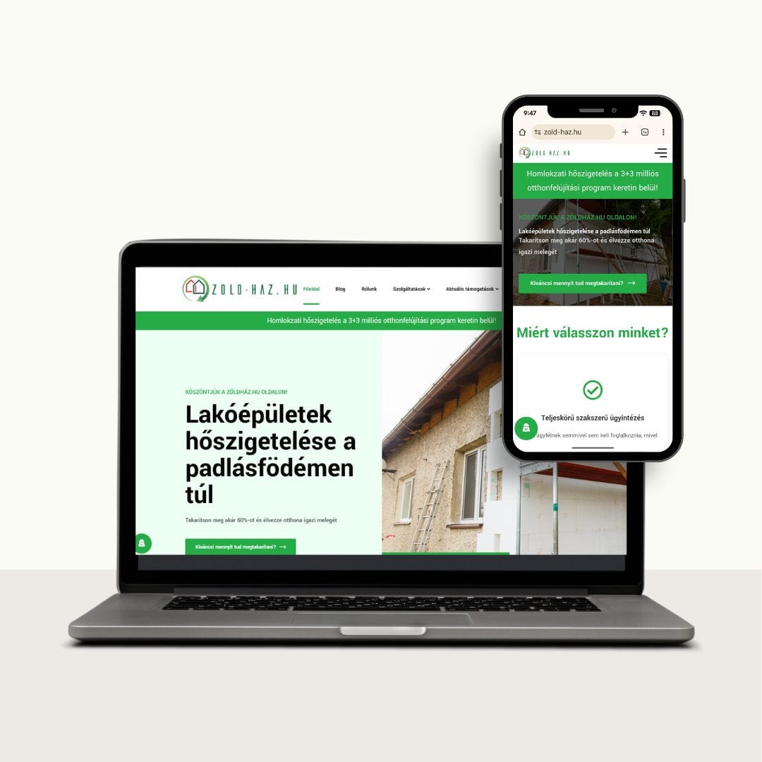 WordPress weboldal készítés