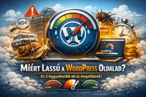 Miért lassú a WordPress oldalad? Az 5 leggyakoribb ok – és amit tényleg meg lehet tenni