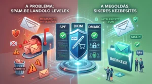 Miért landol a WooCommerce visszaigazoló e-mailed a SPAM-ben? SPF, DKIM és DMARC kkv-knak
